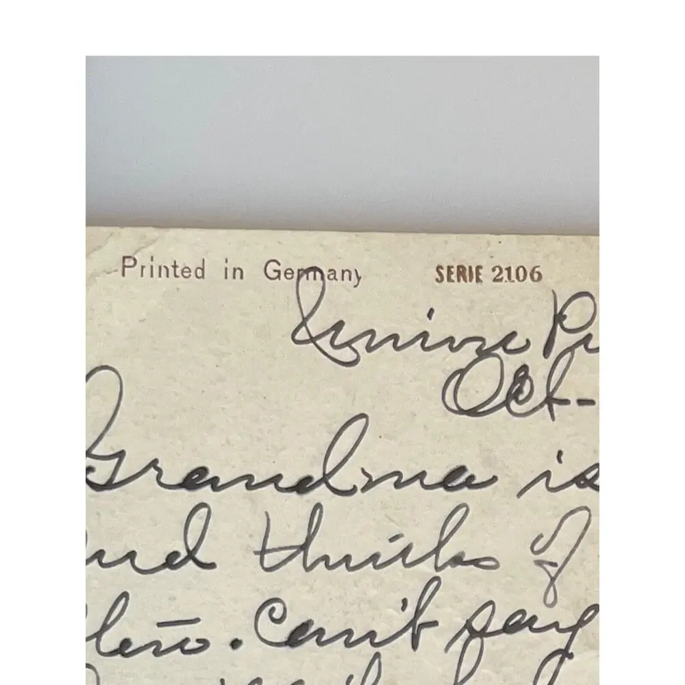 Antique 1908 ephemera